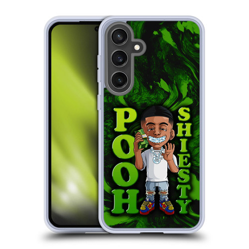 Pooh Shiesty Graphics Green Soft Gel Case for Samsung Galaxy S24 FE