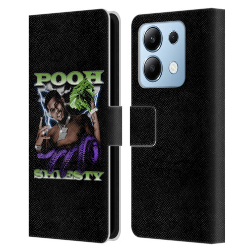 Pooh Shiesty Graphics Photo Leather Book Wallet Case Cover For Xiaomi Redmi Note 13/13 Pro 5G