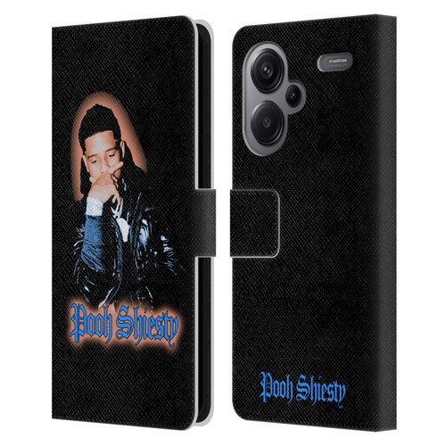 Pooh Shiesty Graphics Light Leather Book Wallet Case Cover For Xiaomi Redmi Note 13 Pro Plus 5G
