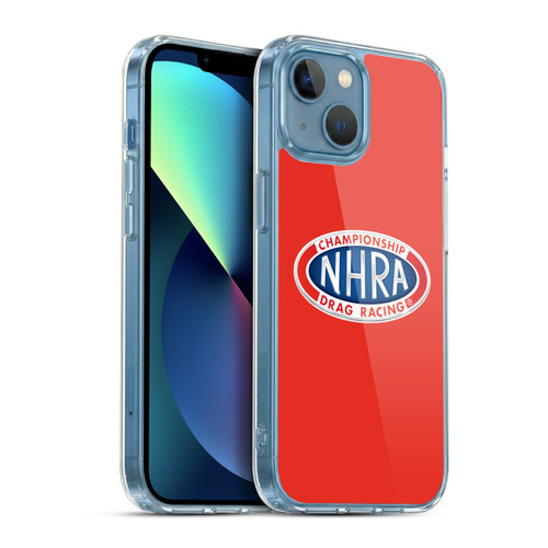 National Hot Rod Association Graphics Primary Logo Soft Gel Case for Apple iPhone 13 Mini & MagSafe