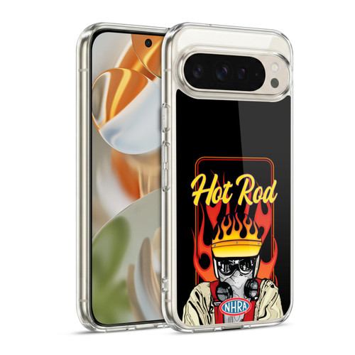 National Hot Rod Association Graphics Hot Rod Helmet Soft Gel Case for Google Pixel 9 / Pixel 9 Pro
