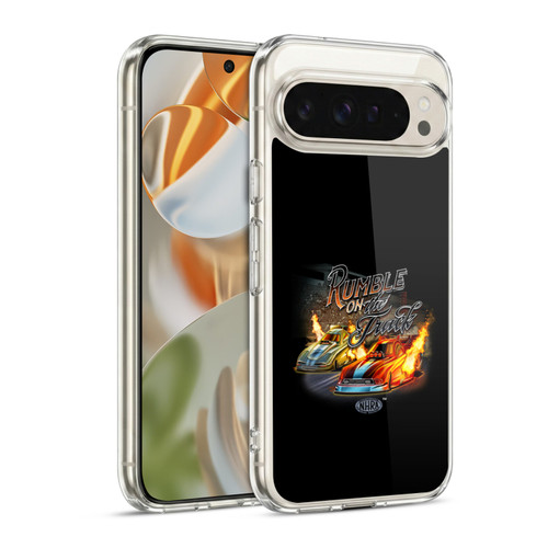 National Hot Rod Association Graphics Rumble On The Track Soft Gel Case for Google Pixel 9 / Pixel 9 Pro