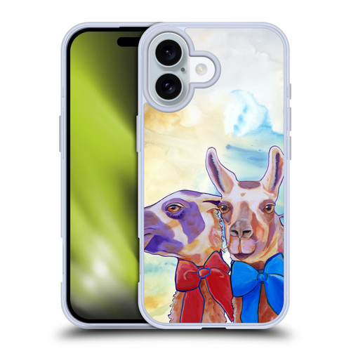 Jody Wright Animals Lovely Llamas Soft Gel Case for Apple iPhone 16
