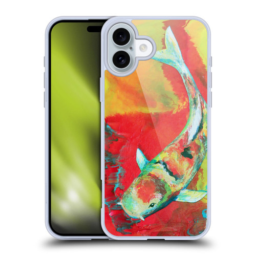 Jody Wright Animals Koi Fish Soft Gel Case for Apple iPhone 16 Plus