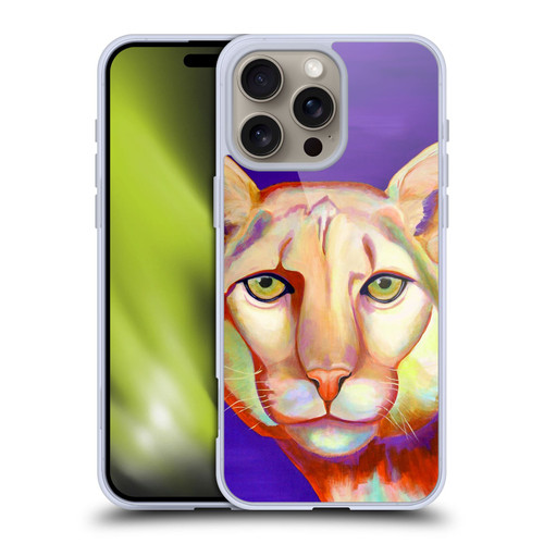 Jody Wright Animals Panther Soft Gel Case for Apple iPhone 16 Pro Max