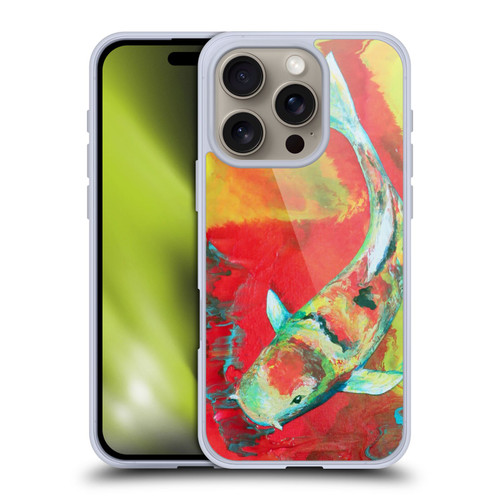 Jody Wright Animals Koi Fish Soft Gel Case for Apple iPhone 16 Pro