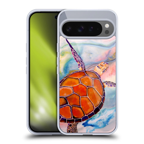 Jody Wright Animals Tranquility Sea Turtle Soft Gel Case for Google Pixel 9 Pro XL