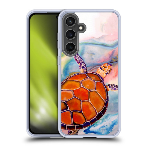 Jody Wright Animals Tranquility Sea Turtle Soft Gel Case for Samsung Galaxy S24 FE