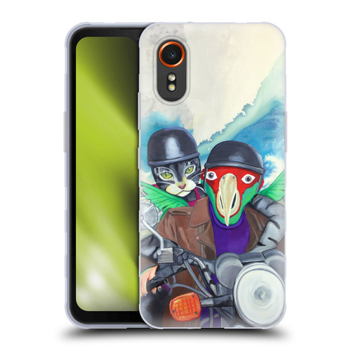 Jody Wright Animals Bikers Different Strokes Soft Gel Case for Samsung Galaxy Xcover7 5G