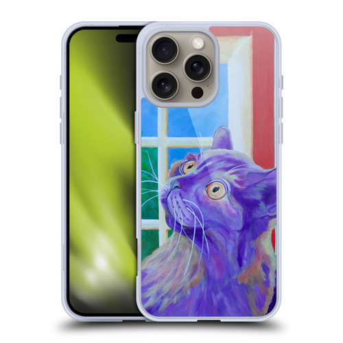 Jody Wright Dog And Cat Collection Just Outside The Window Soft Gel Case for Apple iPhone 16 Pro Max