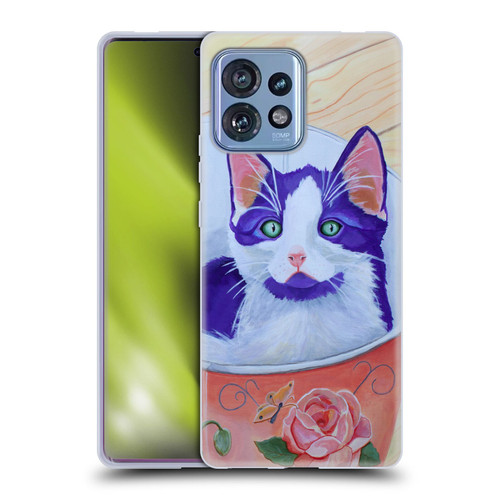 Jody Wright Dog And Cat Collection Bucket Of Love Soft Gel Case for Motorola Moto Edge 40 Pro