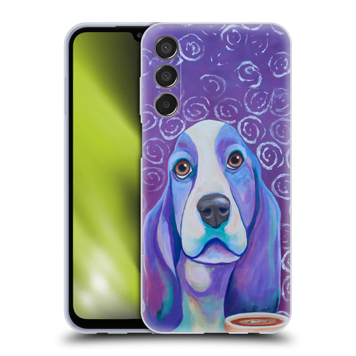Jody Wright Dog And Cat Collection Caffeine Is Mandatory Soft Gel Case for Samsung Galaxy M15/F15 5G