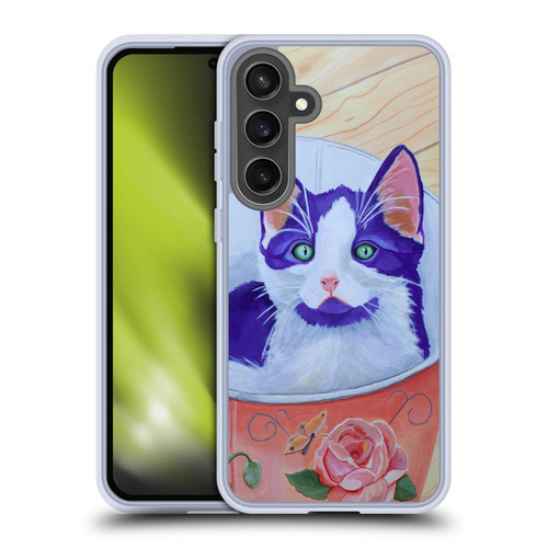 Jody Wright Dog And Cat Collection Bucket Of Love Soft Gel Case for Samsung Galaxy S24 FE