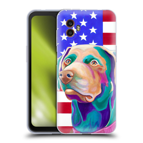 Jody Wright Dog And Cat Collection US Flag Soft Gel Case for Samsung Galaxy Xcover6 Pro/Pro2