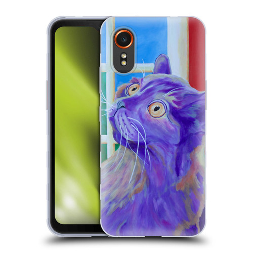 Jody Wright Dog And Cat Collection Just Outside The Window Soft Gel Case for Samsung Galaxy Xcover7 5G