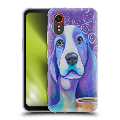 Jody Wright Dog And Cat Collection Caffeine Is Mandatory Soft Gel Case for Samsung Galaxy Xcover7 5G