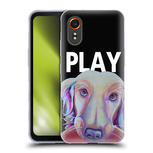 Jody Wright Dog And Cat Collection Playful Soft Gel Case for Samsung Galaxy Xcover7 5G