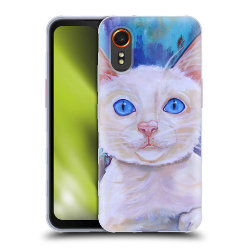 Jody Wright Dog And Cat Collection Pretty Blue Eyes Soft Gel Case for Samsung Galaxy Xcover7 5G