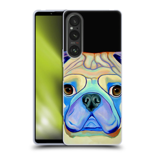 Jody Wright Dog And Cat Collection Pug Soft Gel Case for Sony Xperia 1 V 5G