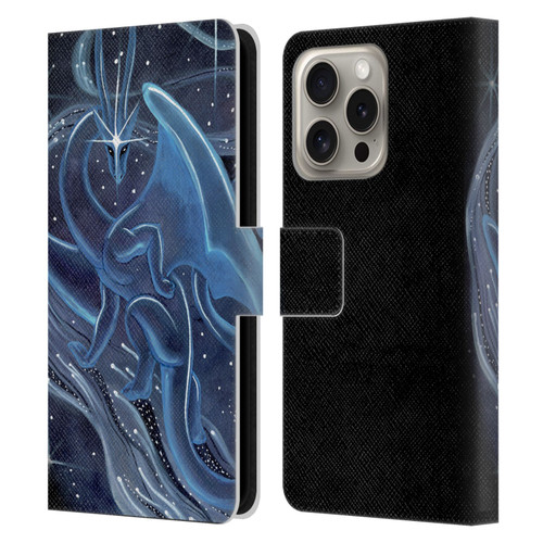 Carla Morrow Dragons I Shall Guide You Leather Book Wallet Case Cover For Apple iPhone 16 Pro