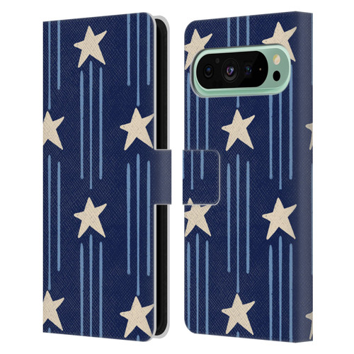 Gabriela Thomeu Art Big Dark Star Leather Book Wallet Case Cover For Google Pixel 9 Pro XL