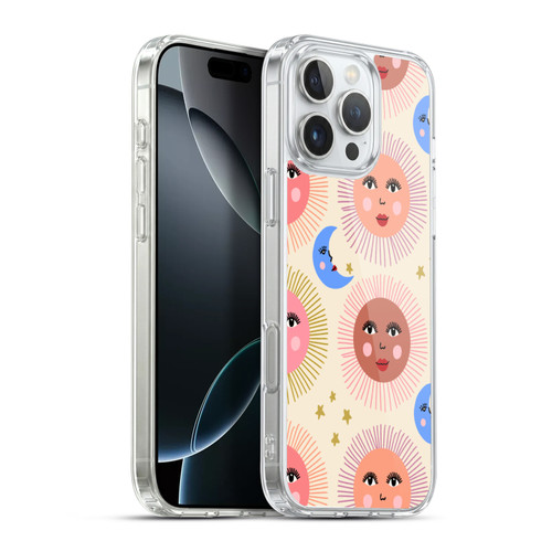 Gabriela Thomeu Art Sun Moon Star Soft Gel Case for Apple iPhone 16 Pro Max & MagSafe