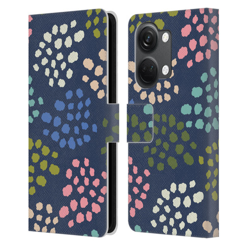 Gabriela Thomeu Art Colorful Spots Leather Book Wallet Case Cover For OnePlus Nord 3 5G