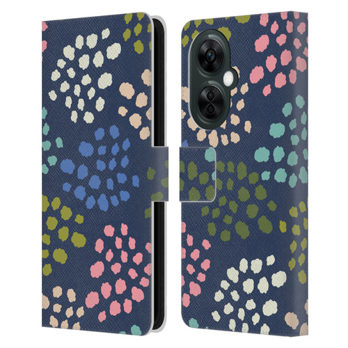 Gabriela Thomeu Art Colorful Spots Leather Book Wallet Case Cover For OnePlus Nord CE 3 Lite 5G