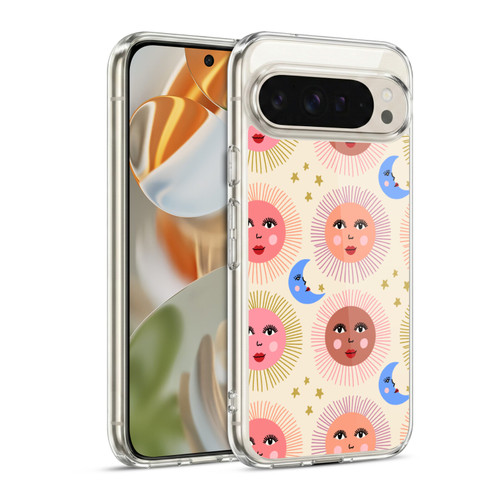 Gabriela Thomeu Art Sun Moon Star Soft Gel Case for Google Pixel 9 / Pixel 9 Pro