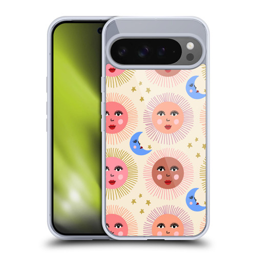 Gabriela Thomeu Art Sun Moon Star Soft Gel Case for Google Pixel 9 Pro XL