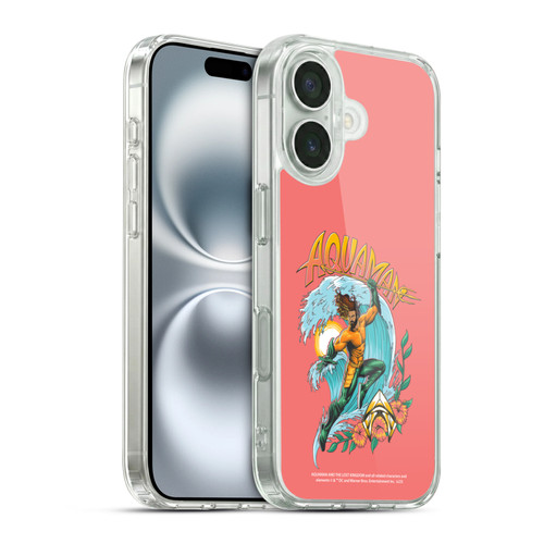 Aquaman And The Lost Kingdom Graphics Arthur Curry Art Soft Gel Case for Apple iPhone 16 & MagSafe