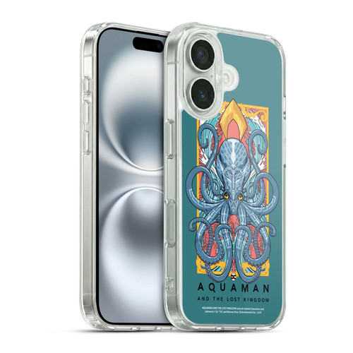 Aquaman And The Lost Kingdom Graphics Octopus Soft Gel Case for Apple iPhone 16 & MagSafe
