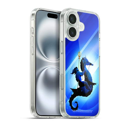 Aquaman And The Lost Kingdom Graphics Arthur Curry And Storm Soft Gel Case for Apple iPhone 16 Plus & MagSafe