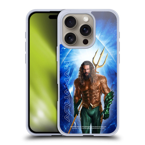 Aquaman And The Lost Kingdom Graphics Arthur Curry Soft Gel Case for Apple iPhone 16 Pro