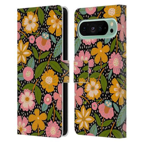 Gabriela Thomeu Floral Floral Jungle Leather Book Wallet Case Cover For Google Pixel 9 Pro XL