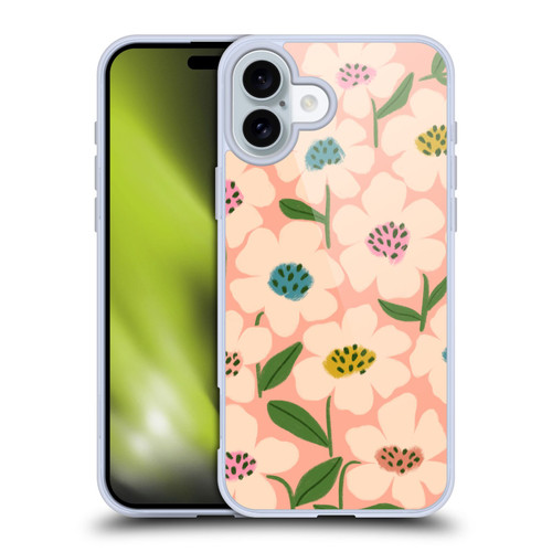 Gabriela Thomeu Floral Blossom Soft Gel Case for Apple iPhone 16 Plus