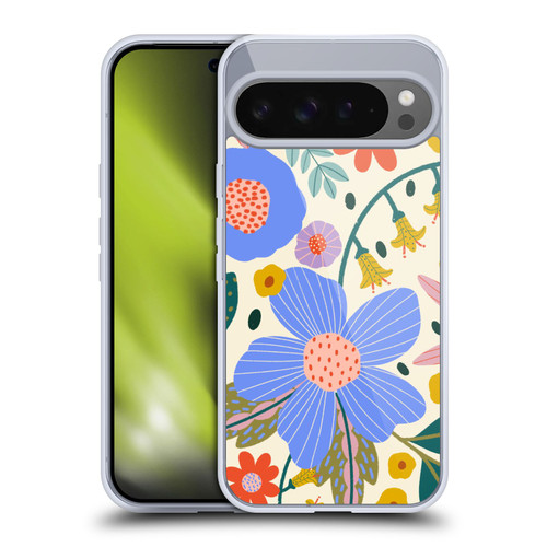 Gabriela Thomeu Floral Pure Joy - Colorful Floral Soft Gel Case for Google Pixel 9 Pro XL
