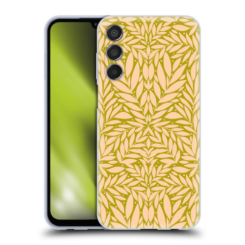 Gabriela Thomeu Floral Vintage Leaves Soft Gel Case for Samsung Galaxy M15/F15 5G