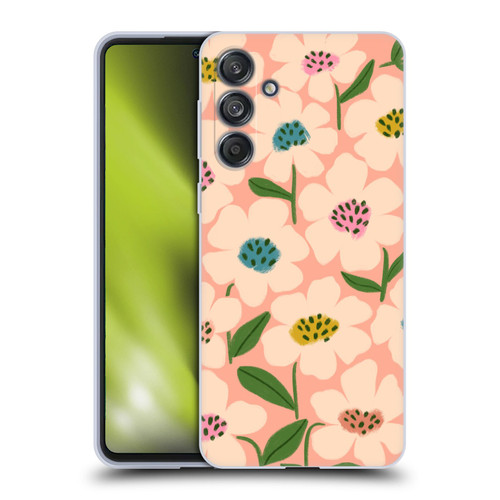 Gabriela Thomeu Floral Blossom Soft Gel Case for Samsung Galaxy M55 5G