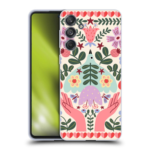 Gabriela Thomeu Floral Folk Flora Soft Gel Case for Samsung Galaxy M55 5G