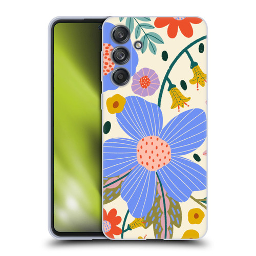 Gabriela Thomeu Floral Pure Joy - Colorful Floral Soft Gel Case for Samsung Galaxy M55 5G