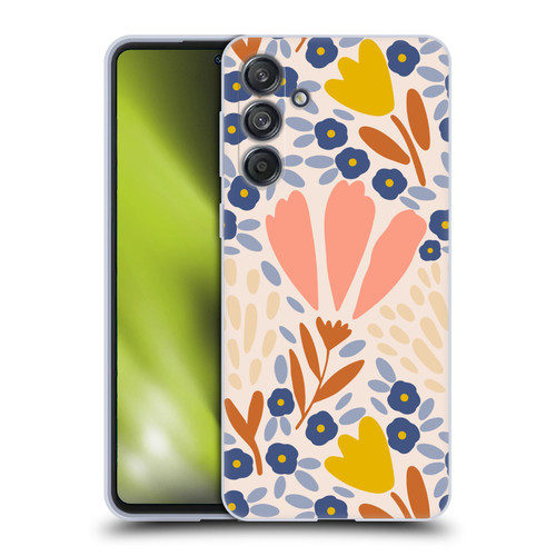 Gabriela Thomeu Floral Spring Flower Field Soft Gel Case for Samsung Galaxy M55 5G