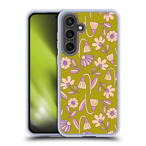 Gabriela Thomeu Floral Art Deco Soft Gel Case for Samsung Galaxy S24 FE