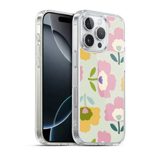 Gabriela Thomeu Retro Scandinavian Floral Soft Gel Case for Apple iPhone 16 Pro & MagSafe