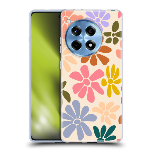 Gabriela Thomeu Retro Rainbow Color Floral Soft Gel Case for OPPO OnePlus Ace 3 5G