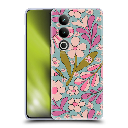 Gabriela Thomeu Retro Groovy 70s Blue Soft Gel Case for OPPO OnePlus Ace 3V 5G