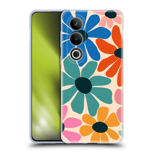 Gabriela Thomeu Retro Fun Floral Rainbow Color Soft Gel Case for OPPO OnePlus Ace 3V 5G