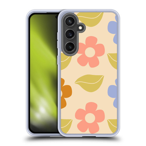 Gabriela Thomeu Retro Flower Vibe Vintage Pattern Soft Gel Case for Samsung Galaxy S24 FE