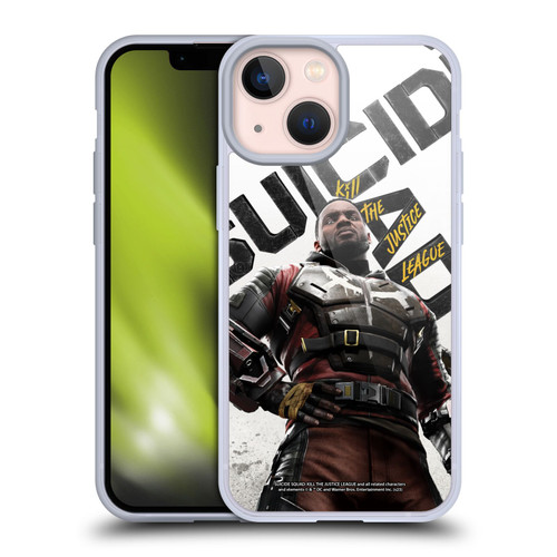 Suicide Squad: Kill The Justice League Key Art Deadshot Soft Gel Case for Apple iPhone 13 Mini