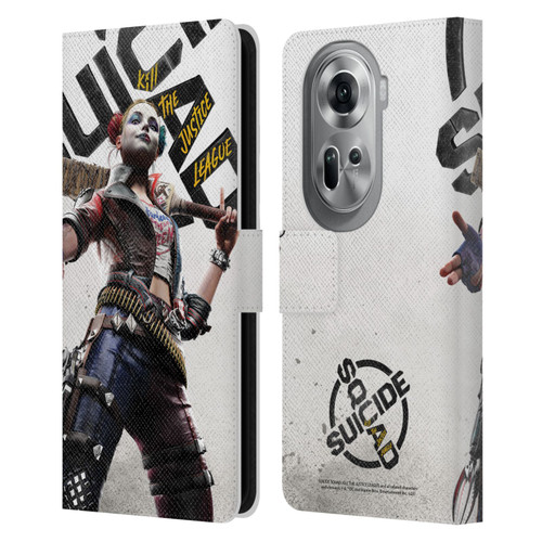 Suicide Squad: Kill The Justice League Key Art Harley Quinn Leather Book Wallet Case Cover For OPPO Reno11 Pro